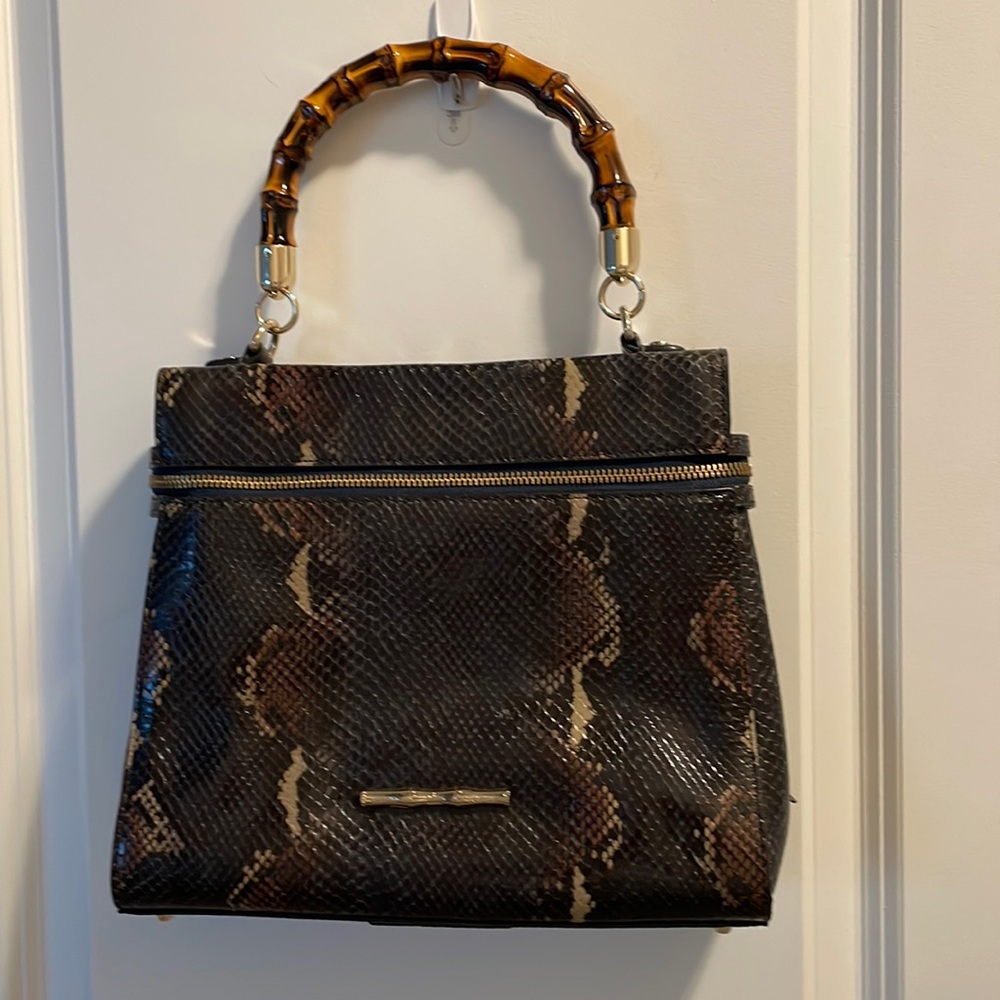 Elaine Turner Snake Print Purse. Like New.